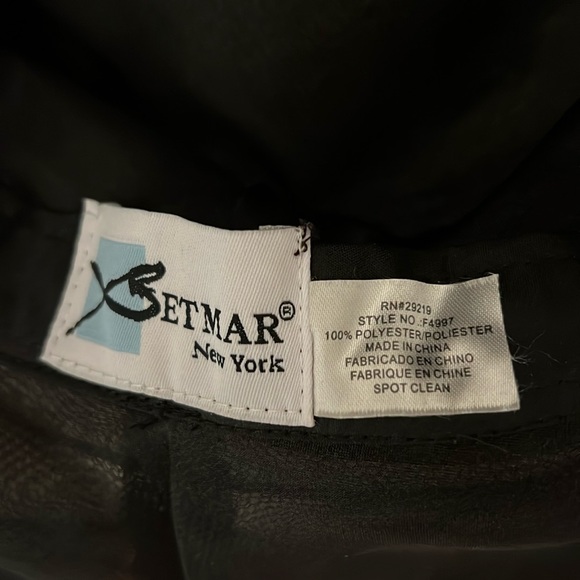 Setmar Vintage Tea Party Flower Fascinator Organza Church Funeral Easter Hat - Picture 5 of 7